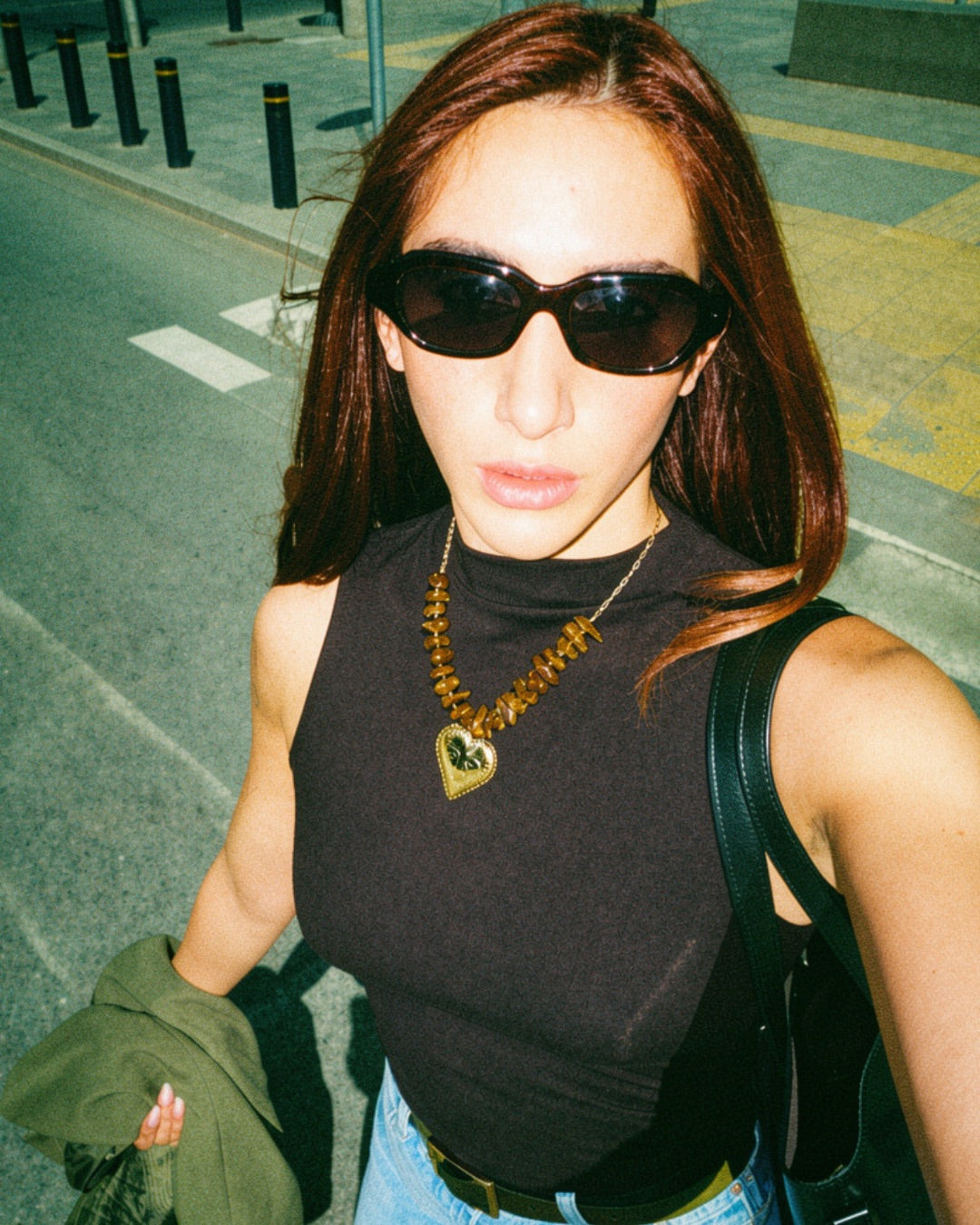Tiger Eye Heart Necklace