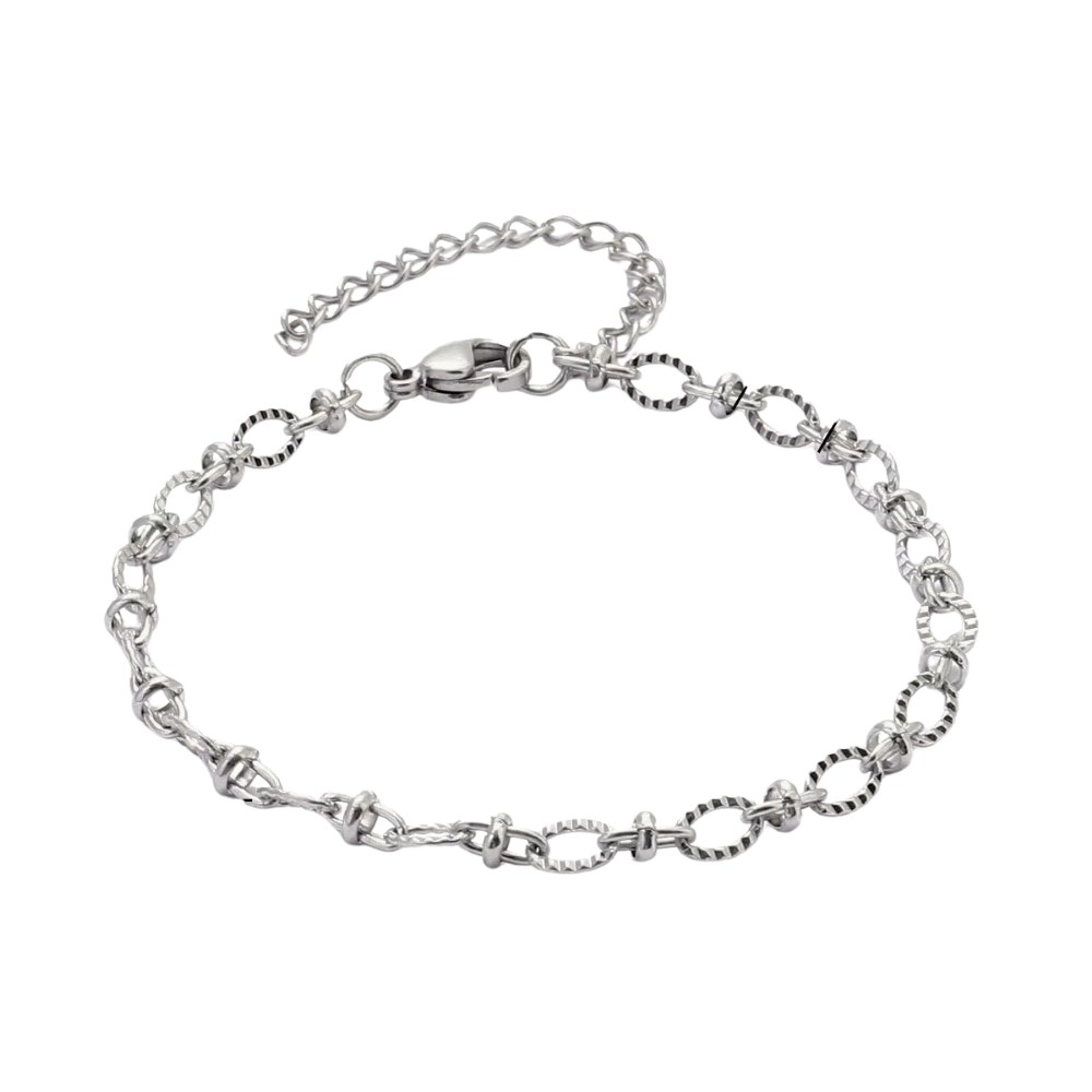 Charisma Textured Charm Bracelet