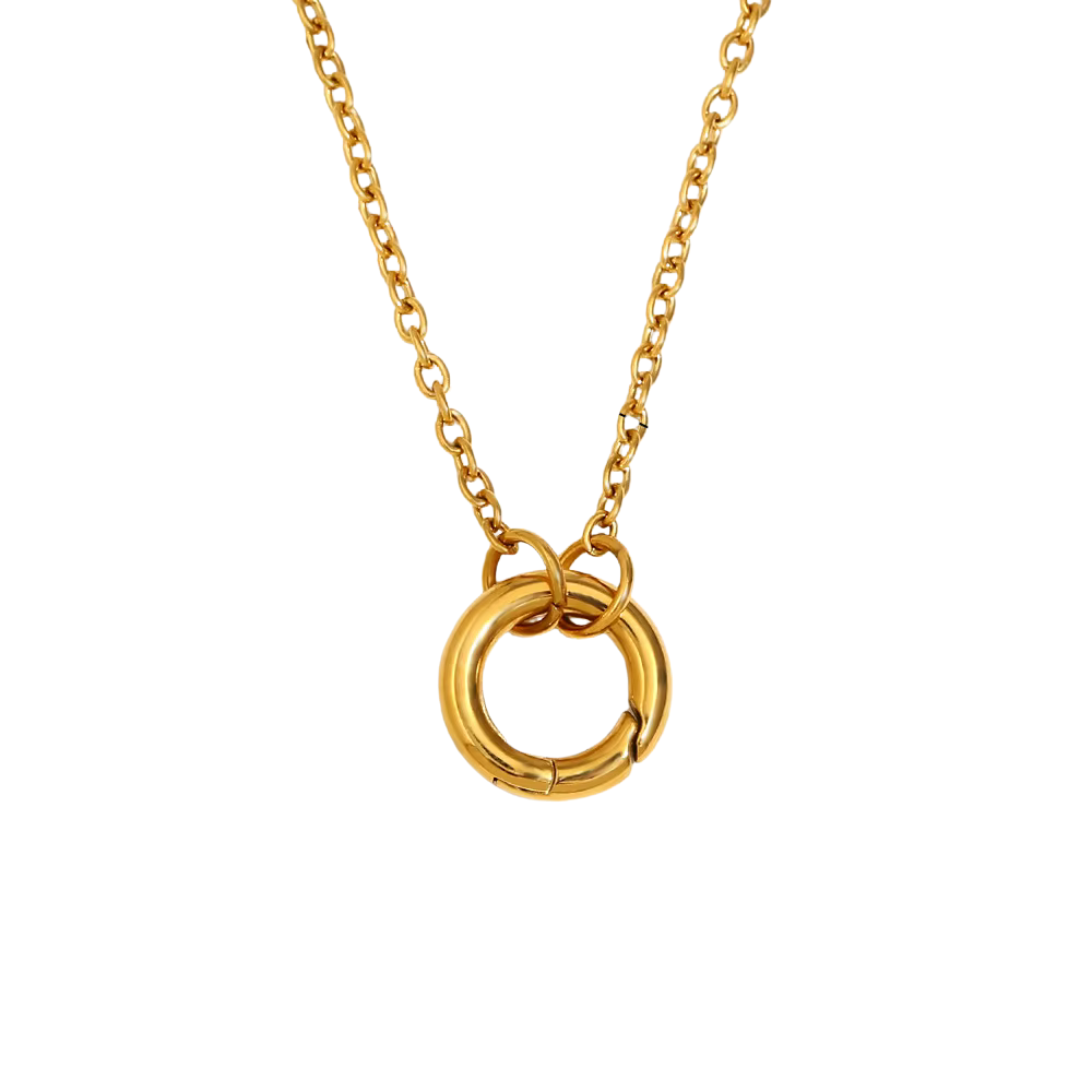 Classic O Ring Charm Neckalce