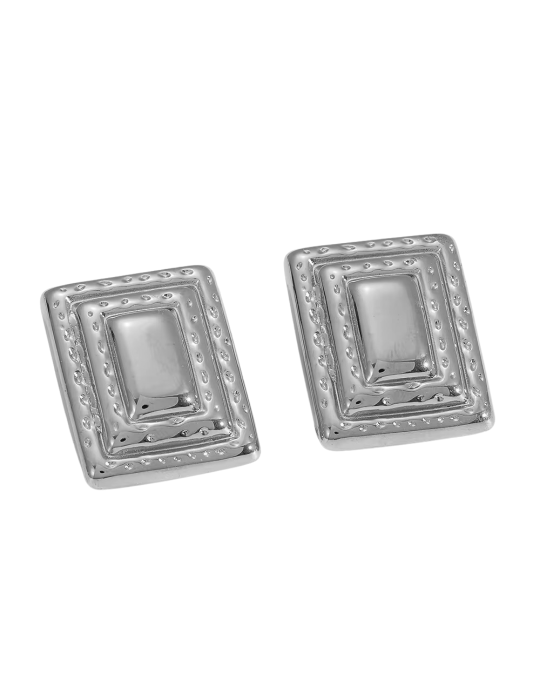 Geometric Rectangular Earrings