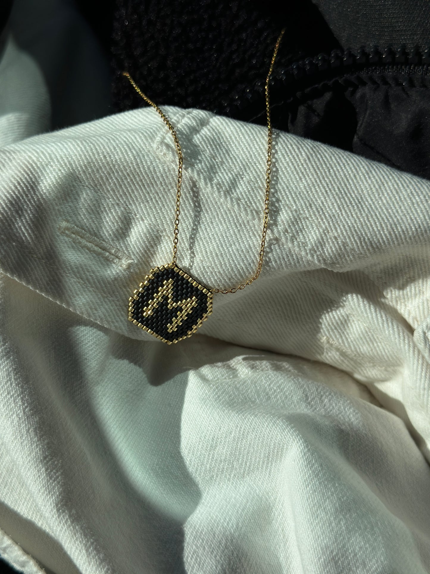 Handmade Black Initial