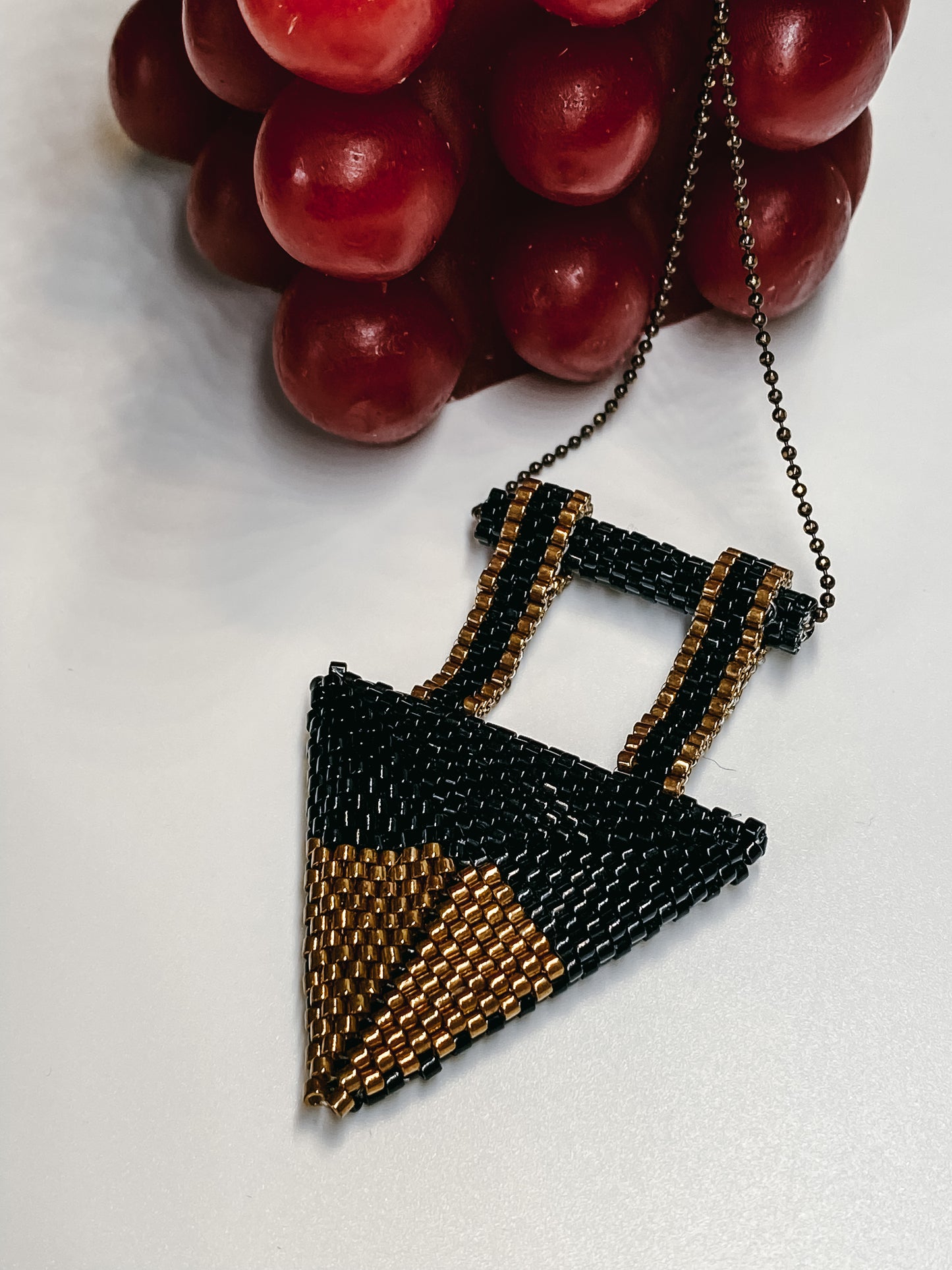 Double Side Triangle Pendant