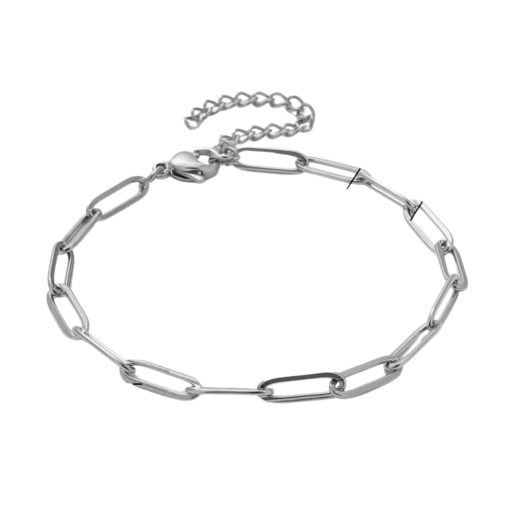 Classic Paperclip Charm Bracelet