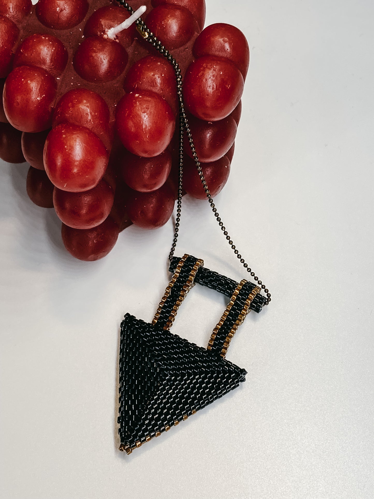 Double Side Triangle Pendant