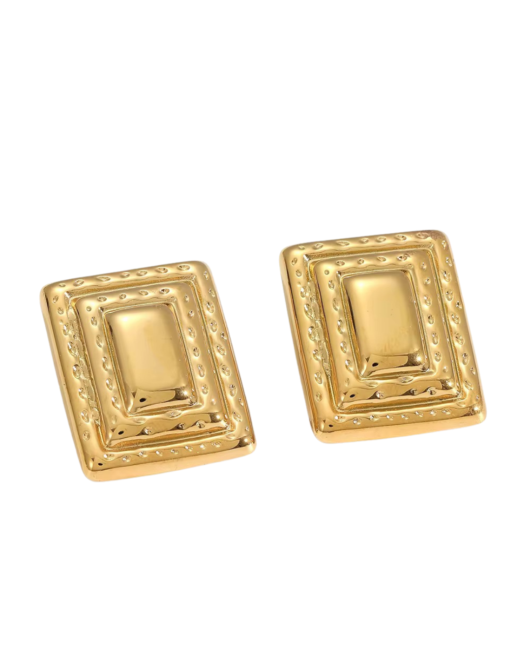 Geometric Rectangular Earrings